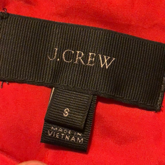 J. Crew Excursion Red Plaid Down Filled Vest Small - Picture 7 of 8